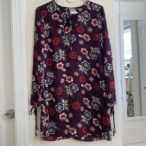 Flowery shift dress